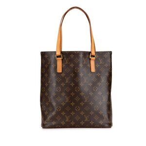 LOUIS VUITTON Authentic Brown Monogram Leather Shoulder Bag